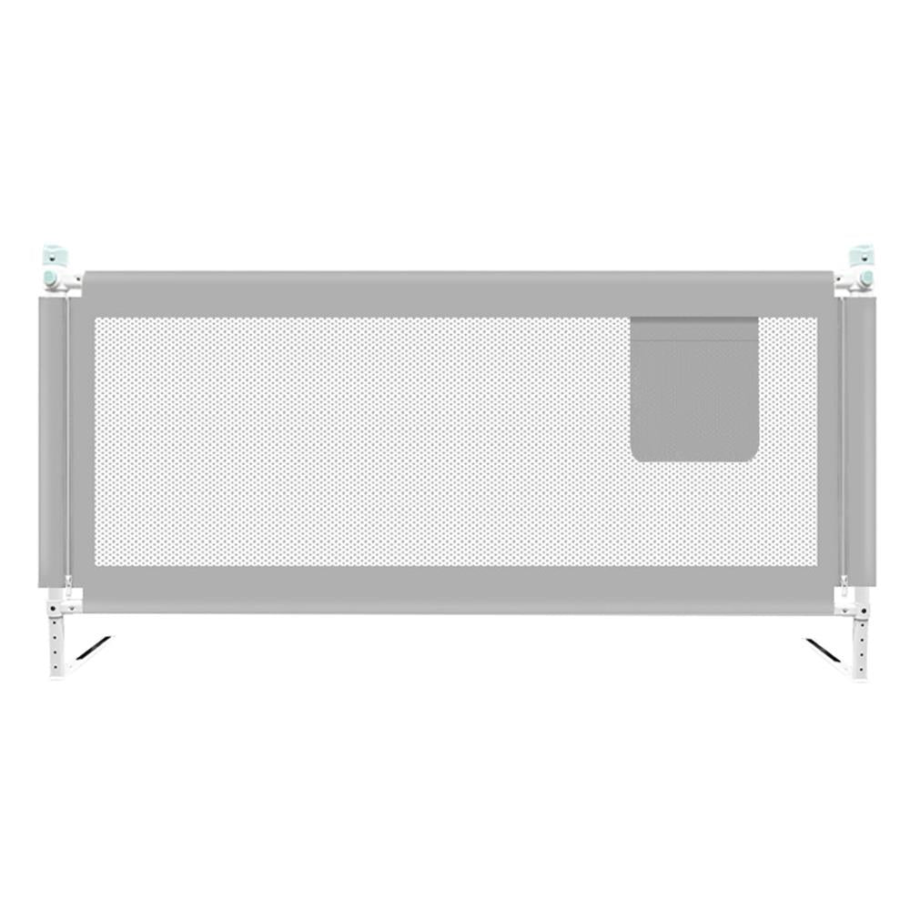 Baby Safety Bed Rail with Anti-Fall Locks | Breathable Mesh | 176x80cm Medium