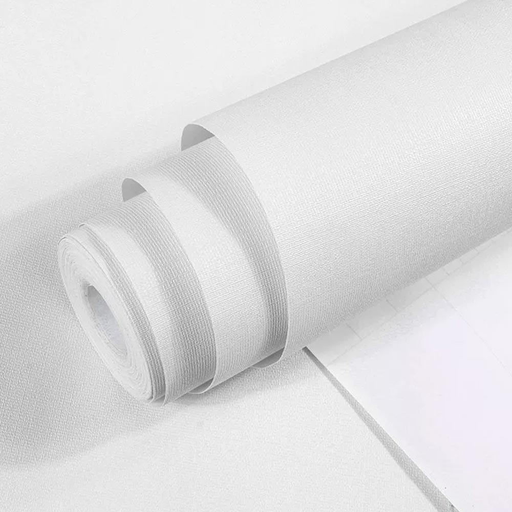 Peel & Stick Wallpaper 60 cm x 10 m - White