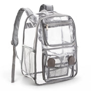 Clear PVC Backpack - Waterproof Transparent Travel Bag