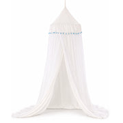 White Kids Double-Layer Bed Canopy Mosquito Net