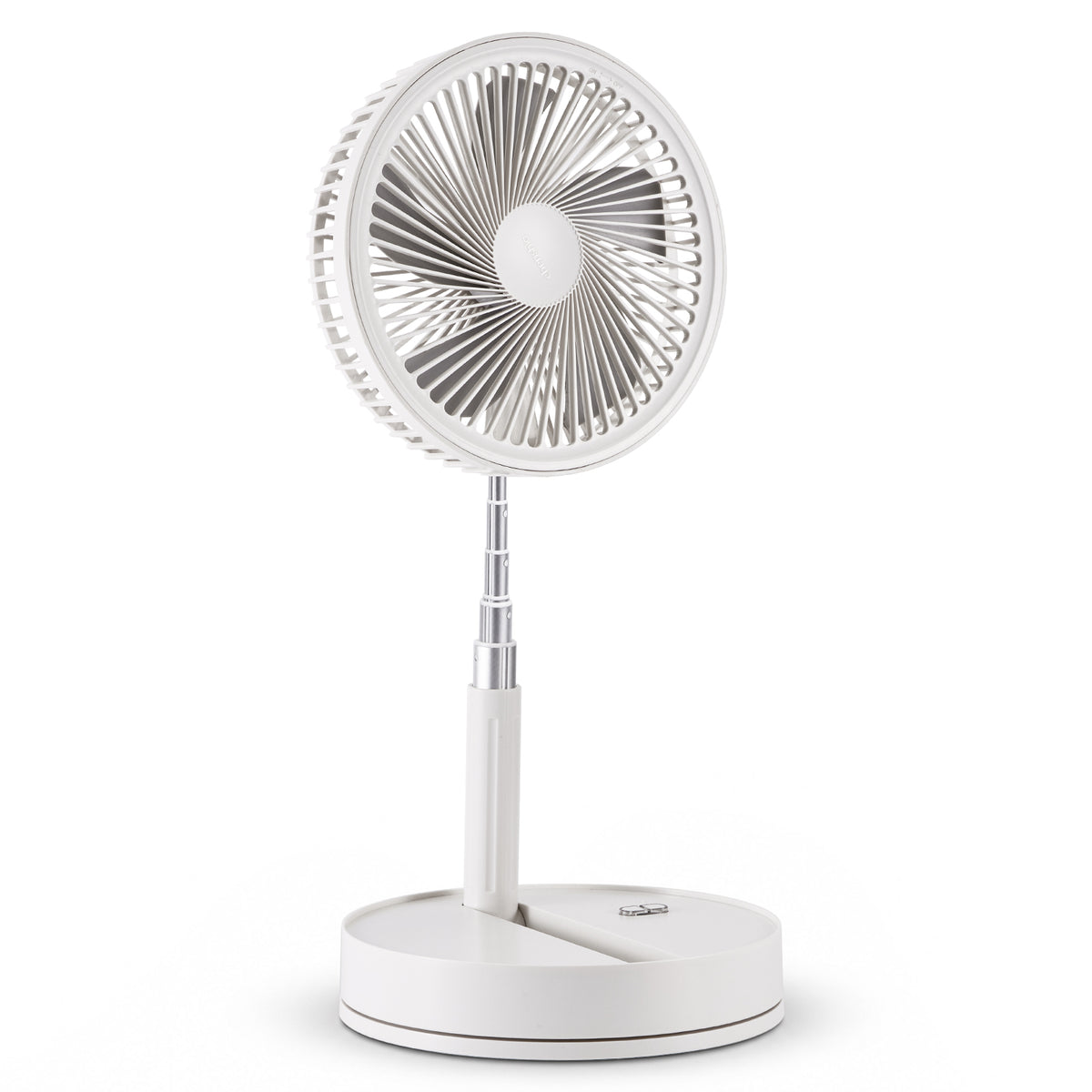 White Rechargeable Fan with Remote Control