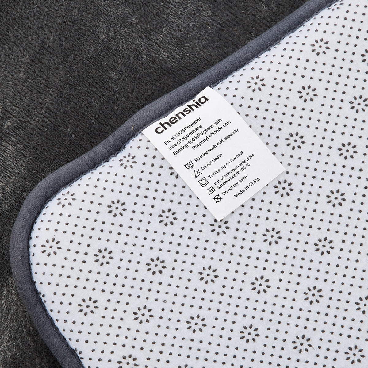 Extra-Thick Charcoal Grey Baby Play Mat