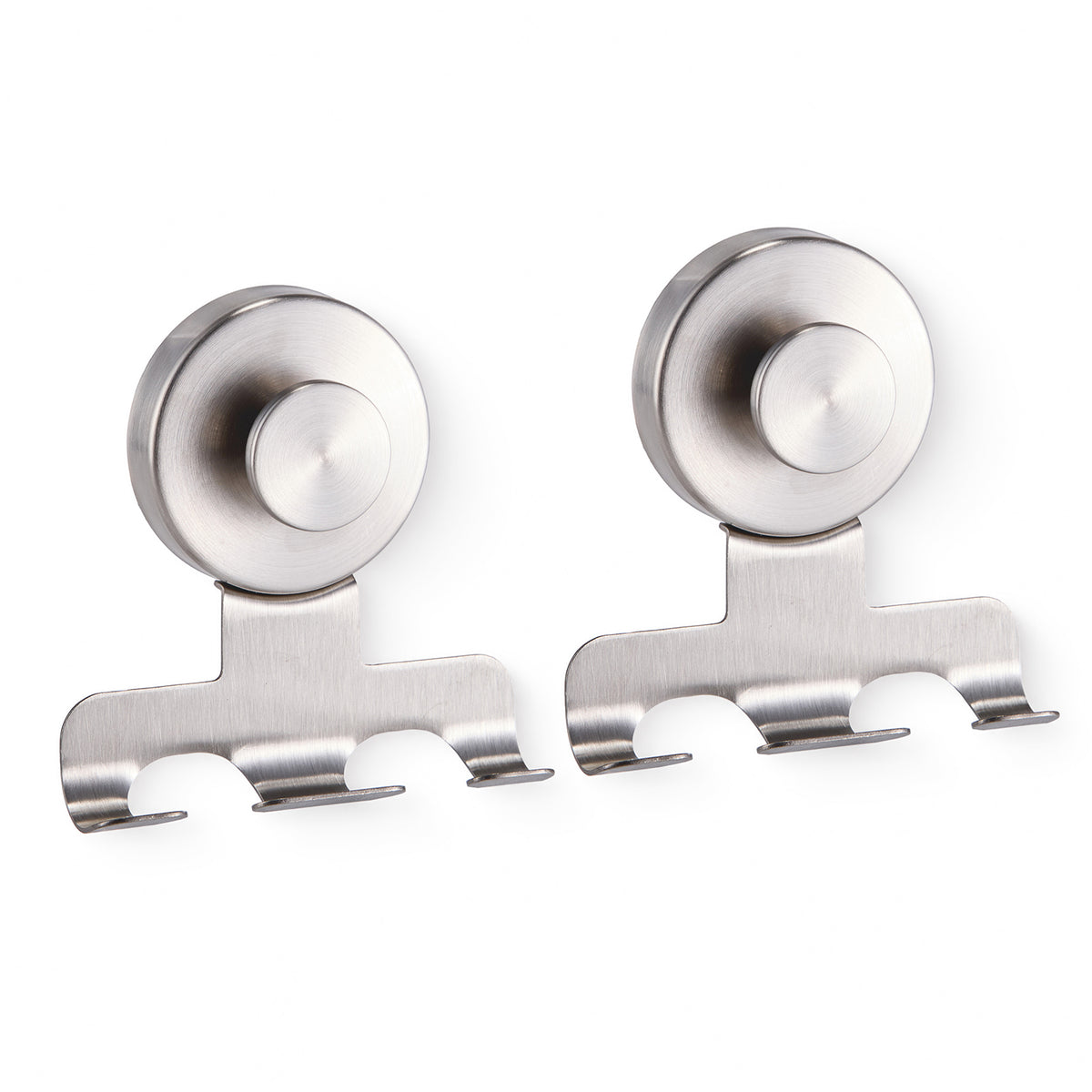 Suction Razor Holder - Silver - 2 Pack