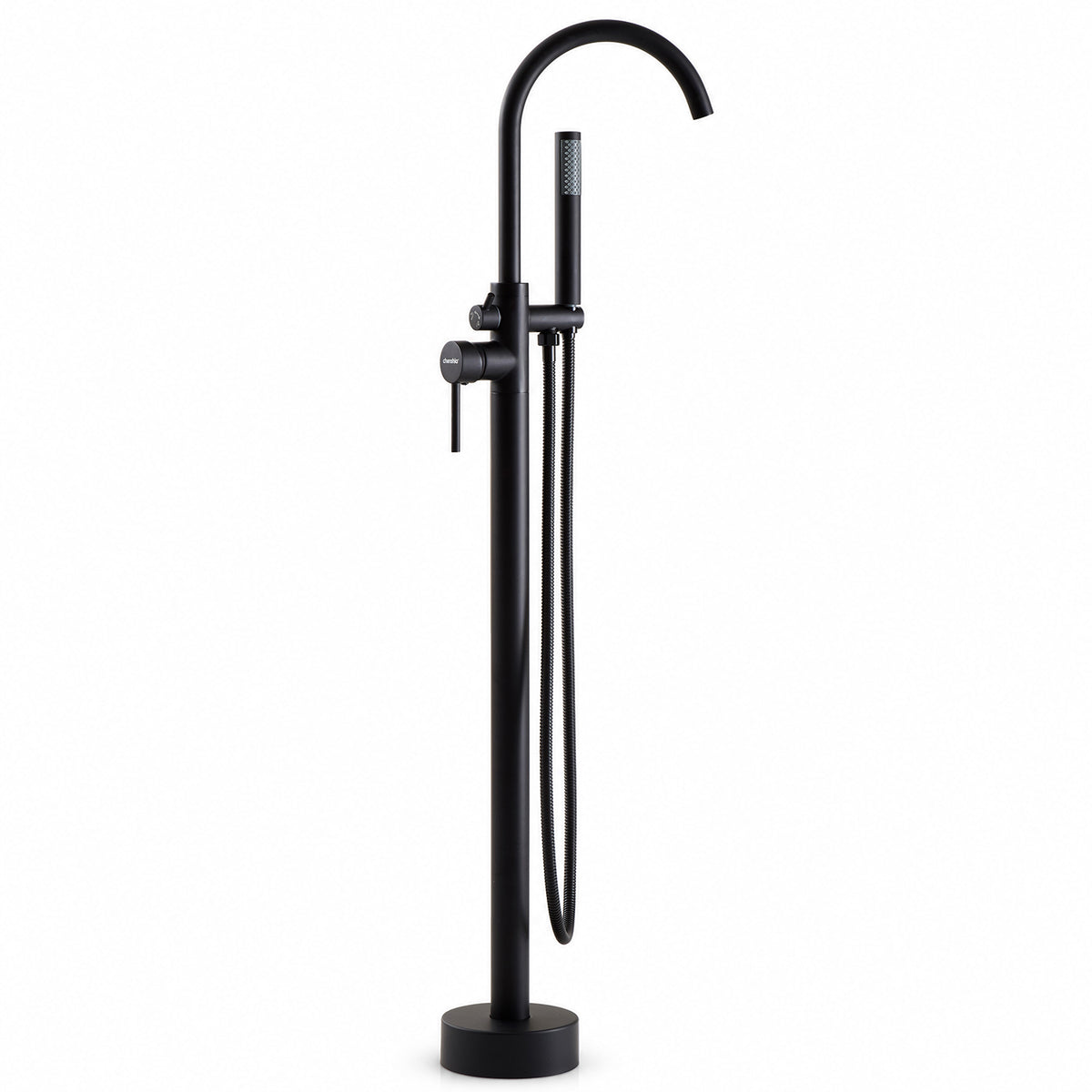 Freestanding Bath Mixer & Handheld Shower - Round