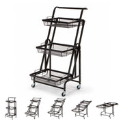 3-Tier Adjustable Storage Trolley