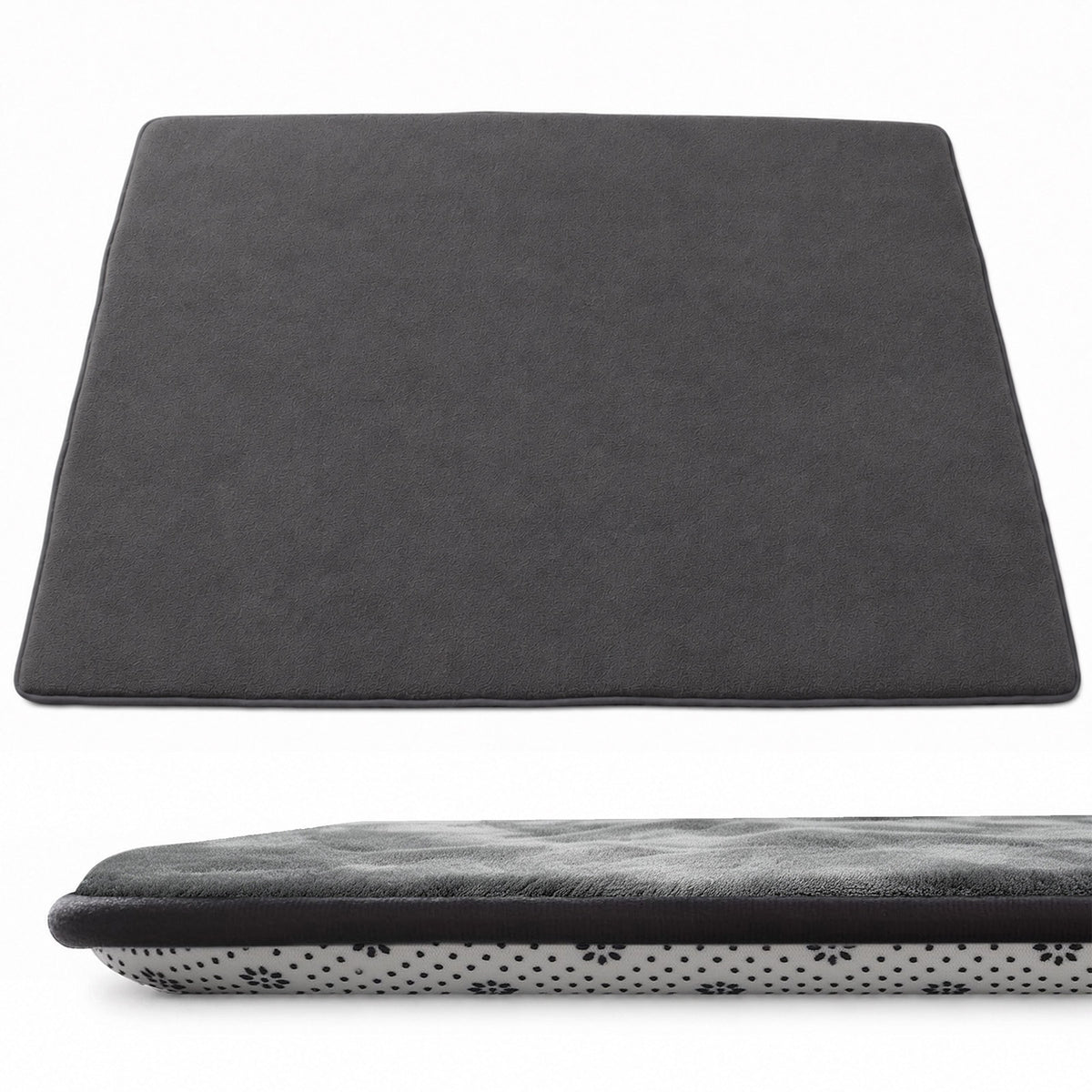 Extra-Thick Charcoal Grey Baby Play Mat