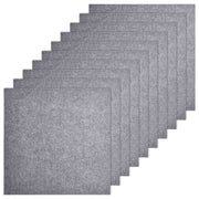 Self-Adhesive Carpet Tiles 50 x 50 cm - Grey, 10 Pack
