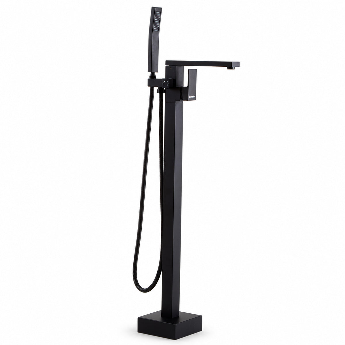 Freestanding Bath Mixer & Handheld Shower - Square