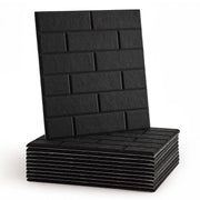 Self-Adhesive Acoustic Felt Panels | 12-Pack | 30 × 30 cm