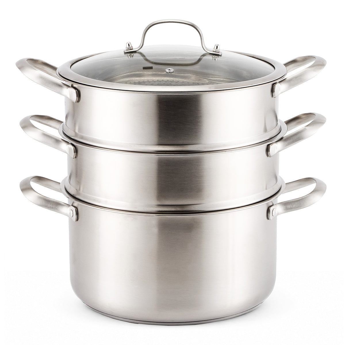 2-in-1 Stainless Steel Steamer & Soup Pot