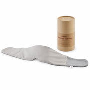 Weighted Eye Mask with Reversible Cool and Fleece Sides - Grey