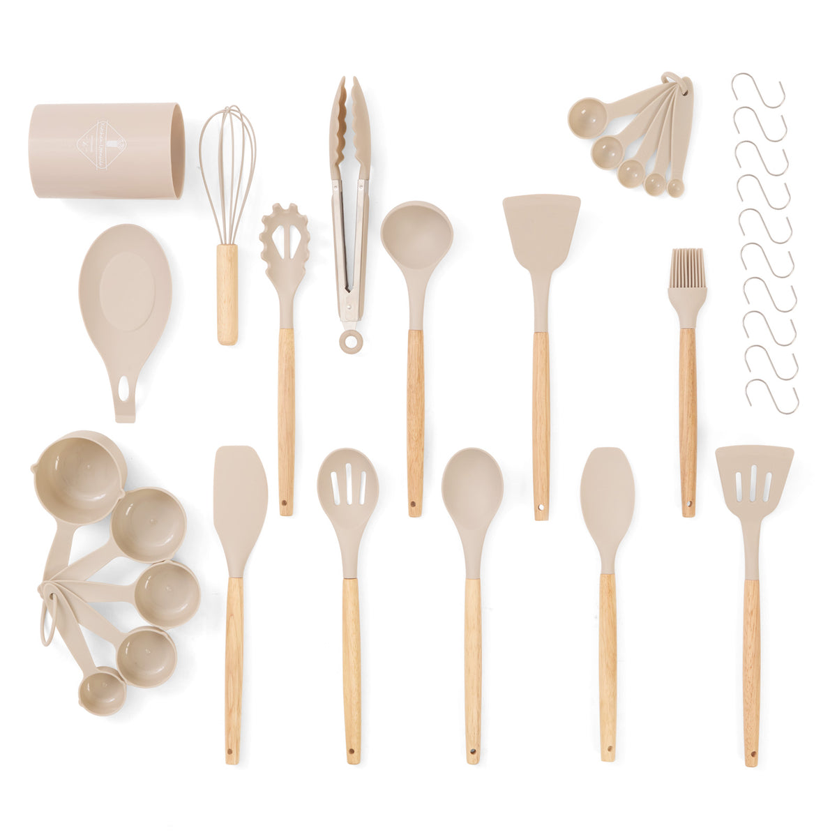 Silicone Kitchen Utensil Set - 33 Piece