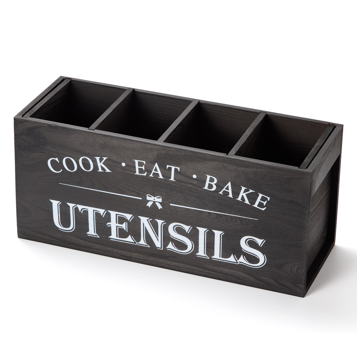 Pine Wood Cutlery Organiser