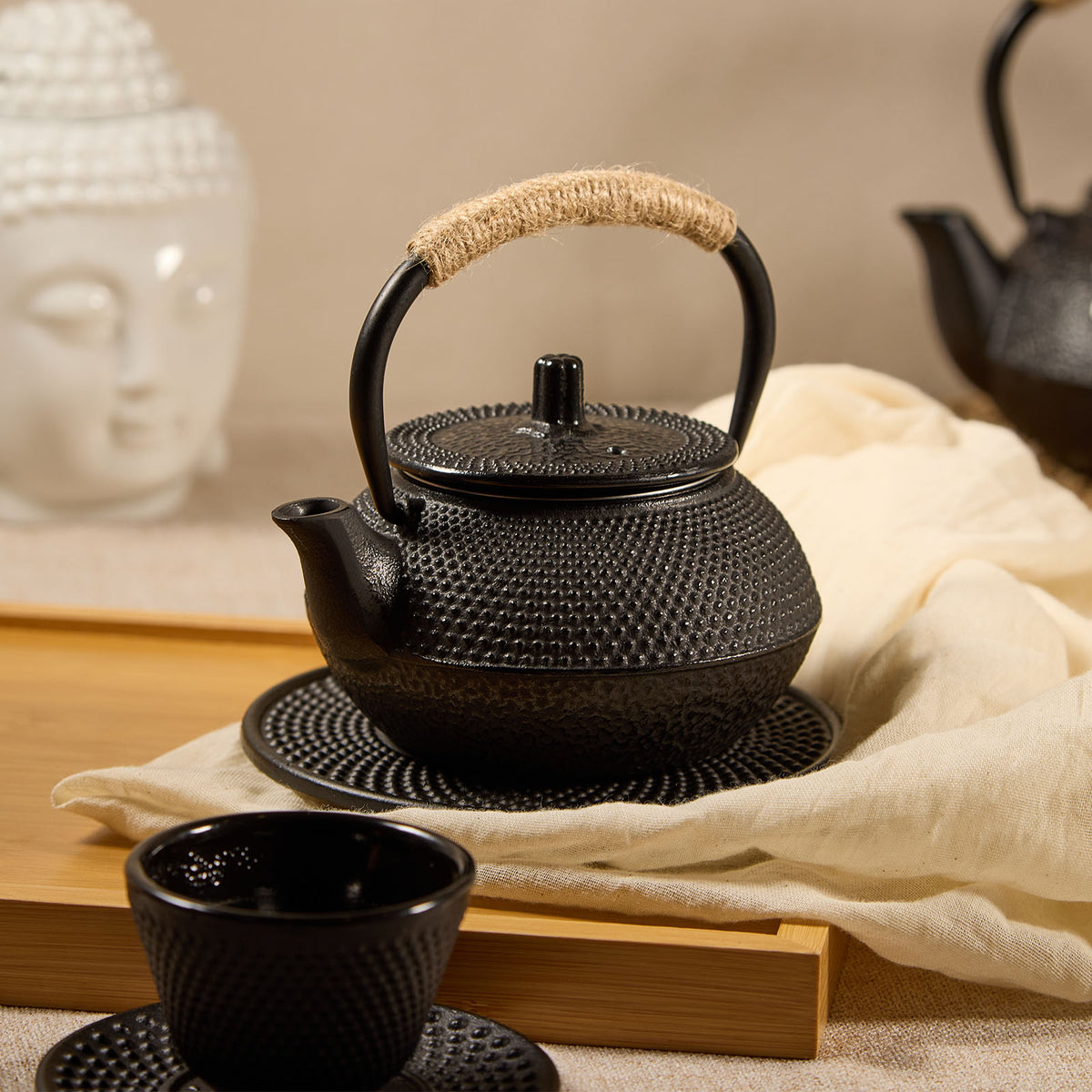 Japanese-Style Cast Iron Teapot - Small 300ml