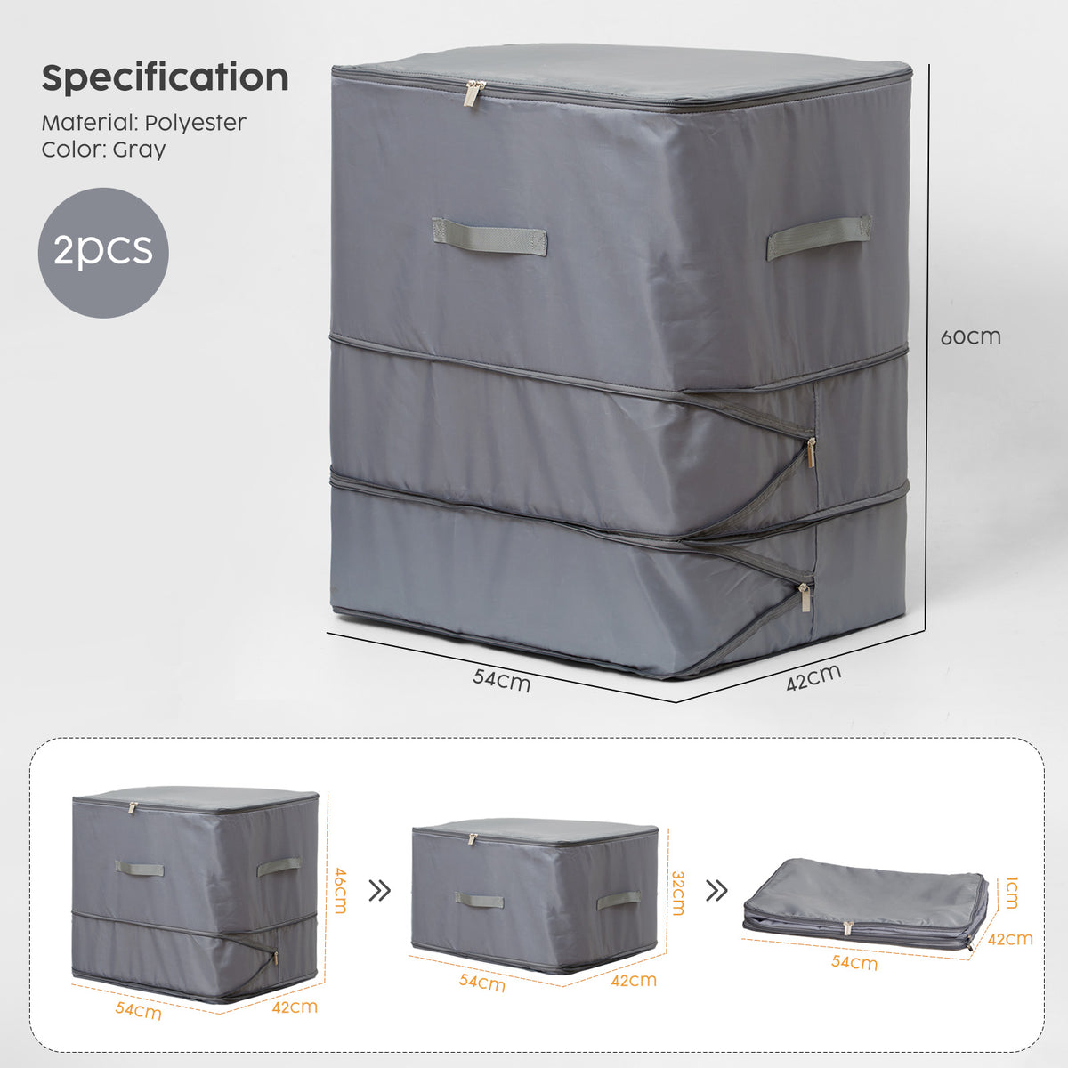 Compression Bedding Storage Bags – 2 Pack