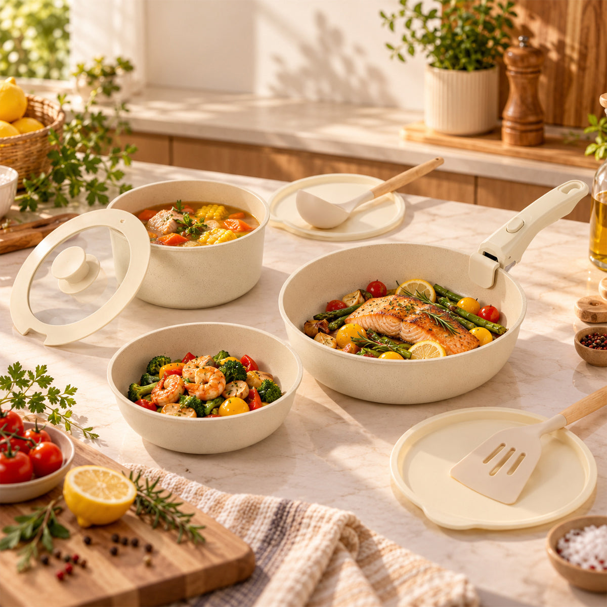 9-Piece Non-Stick Cookware Set