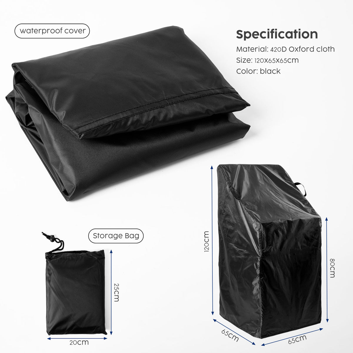 Waterproof Oxford Patio Chair Cover