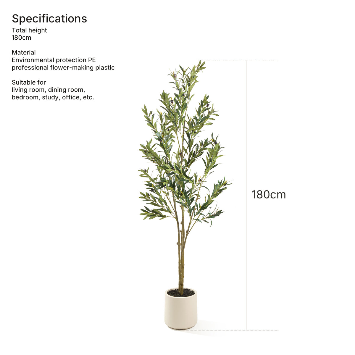 Artificial Olive Tree - 180cm