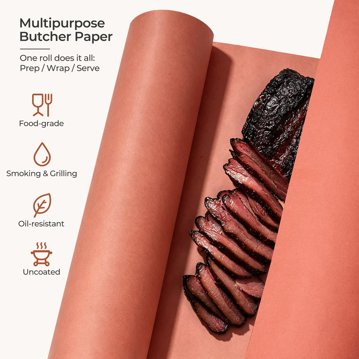 Unwaxed Butcher Paper Roll
