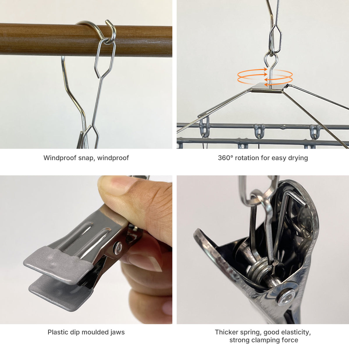 28-Clip Rotating Laundry Drying Rack