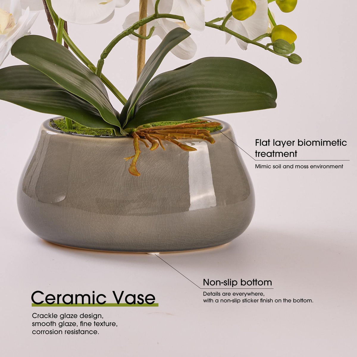 Artificial Orchid Plant in Pot