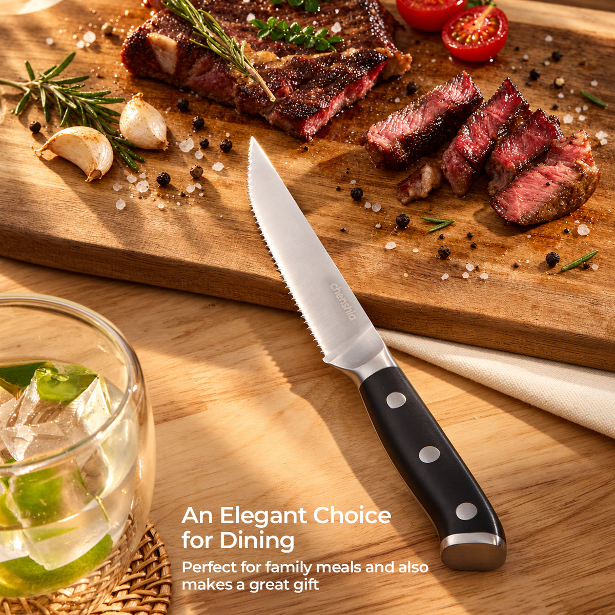 ABS Handle Steak Knife - Set of 4