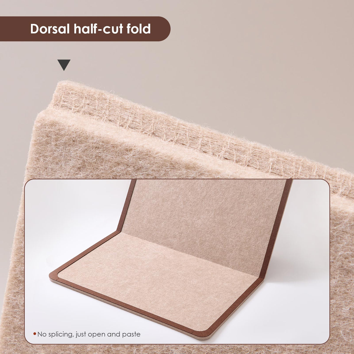 Wall-Mounted Felt Pin Board