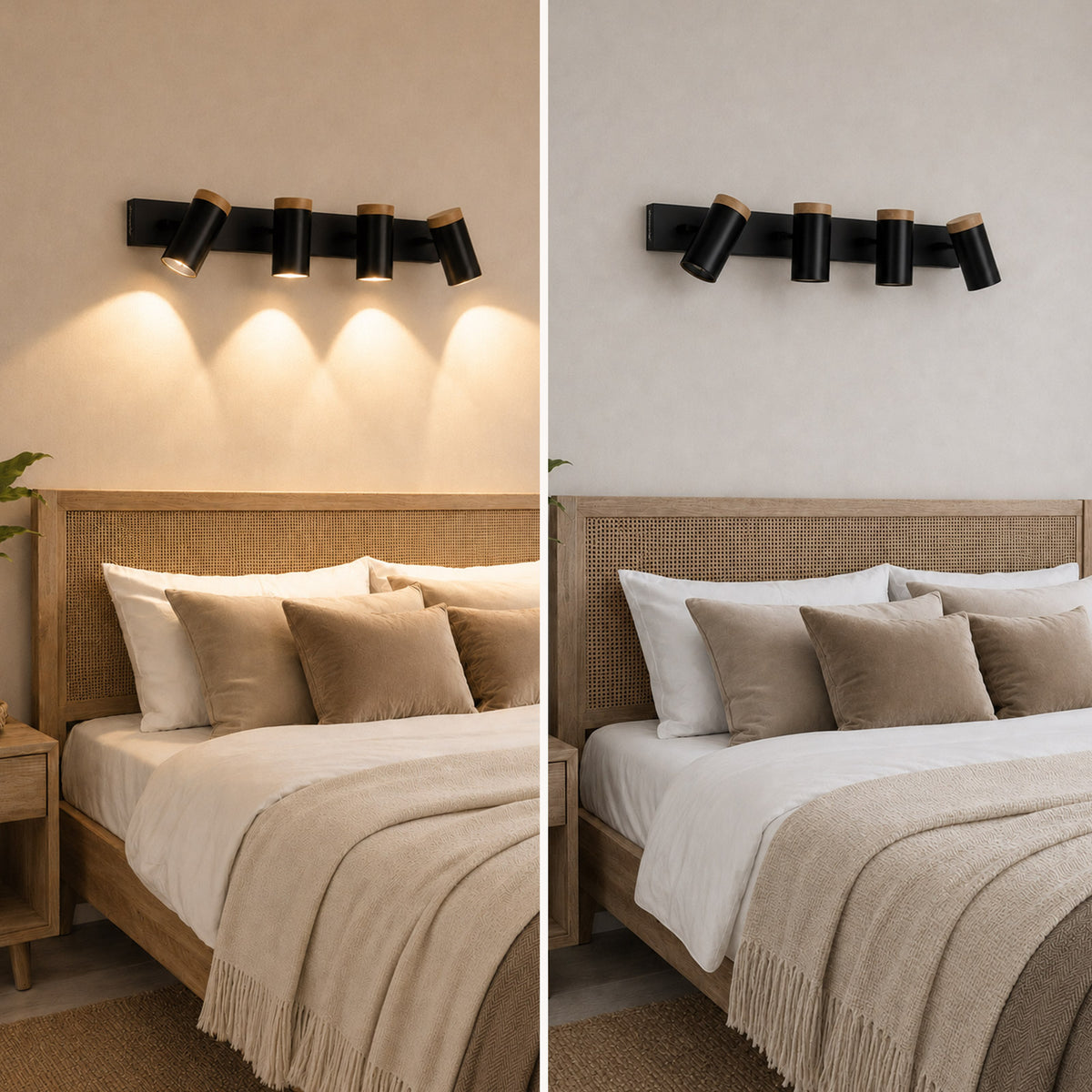 4-Head Adjustable Spotlight Ceiling Light