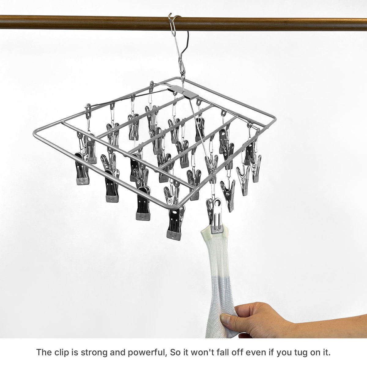 28-Clip Rotating Laundry Drying Rack
