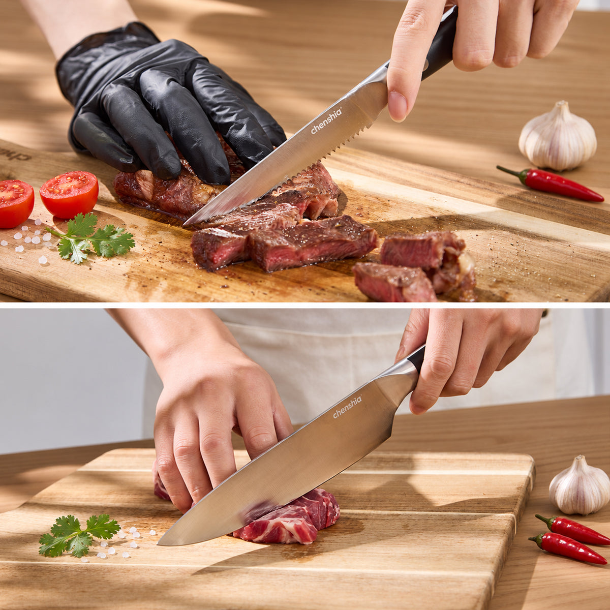 14-Piece Knife Set with Bamboo Drawer Block