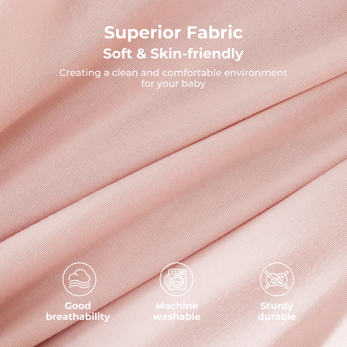 Pink Kids Double-Layer Bed Canopy Mosquito Net