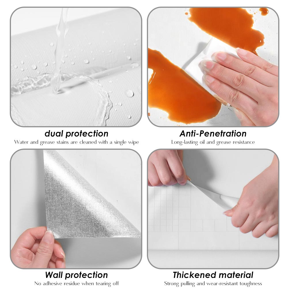 Peel & Stick Wallpaper 60 cm x 10 m - White