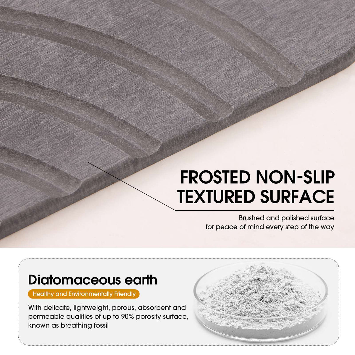 Diatomite Quick-Dry Bath Mat
