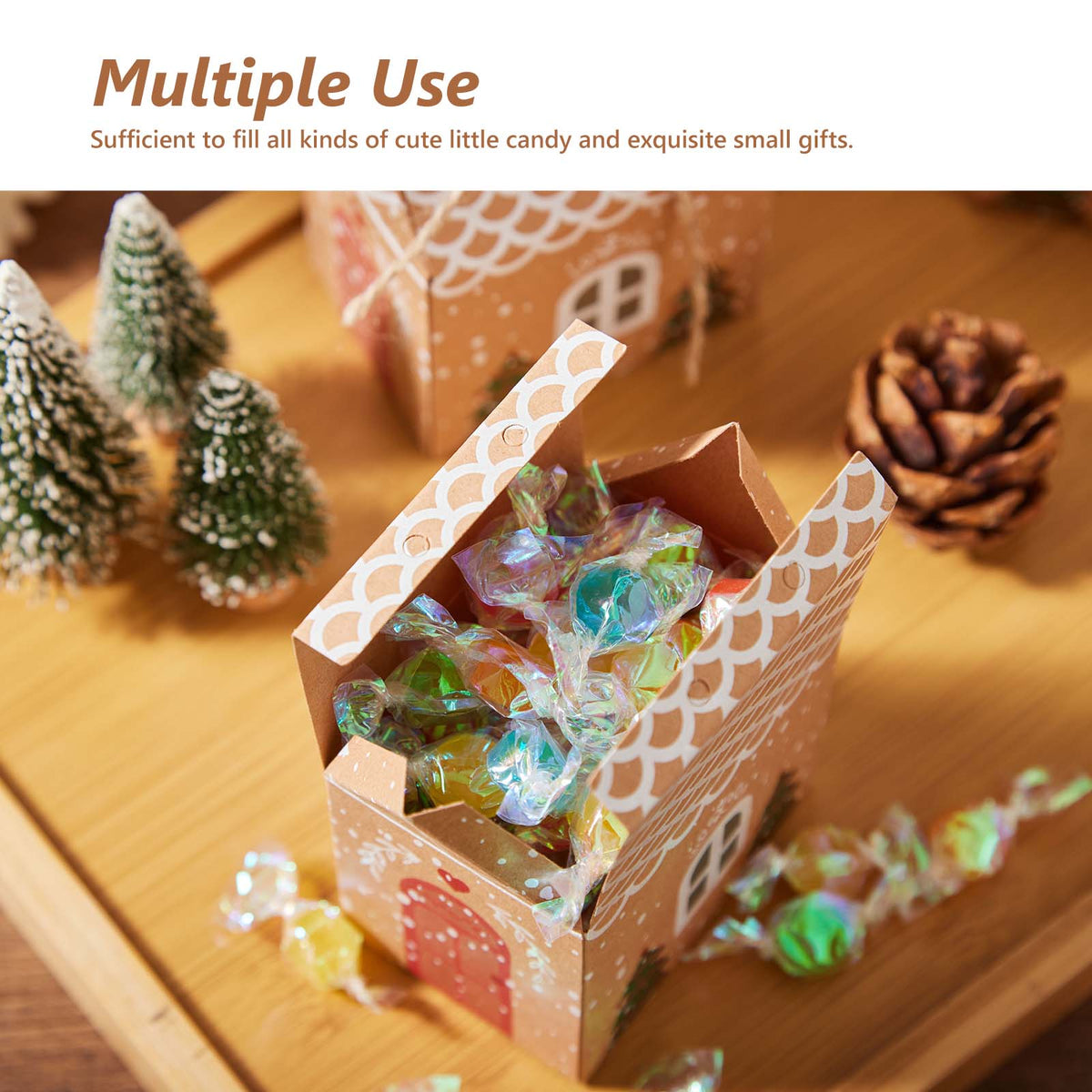 Christmas Kraft Gift Boxes
