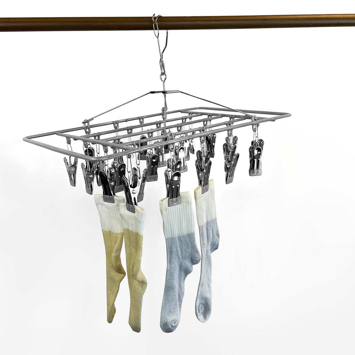 28-Clip Rotating Laundry Drying Rack