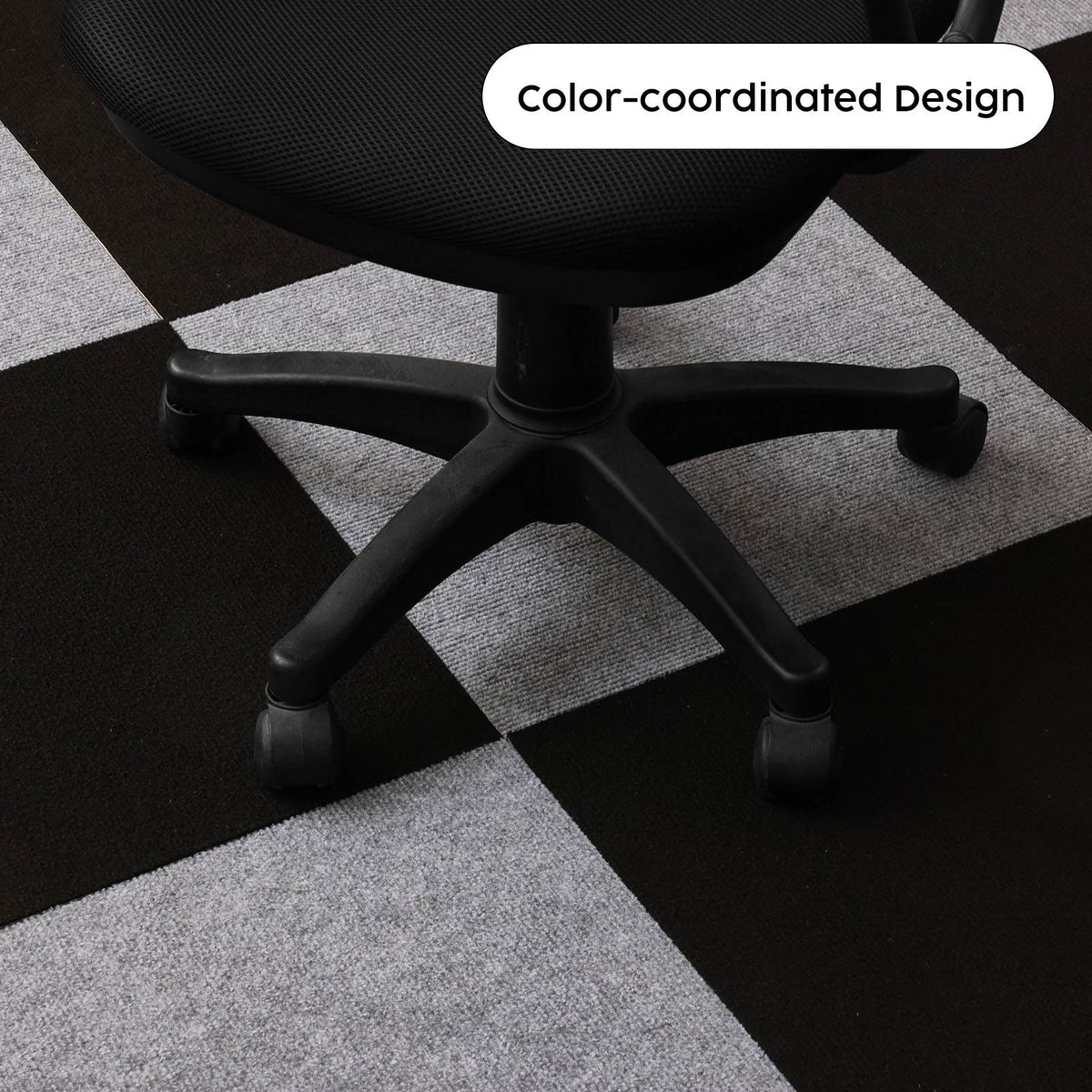 Self-Adhesive Carpet Tiles 50 x 50 cm - 10 Pack