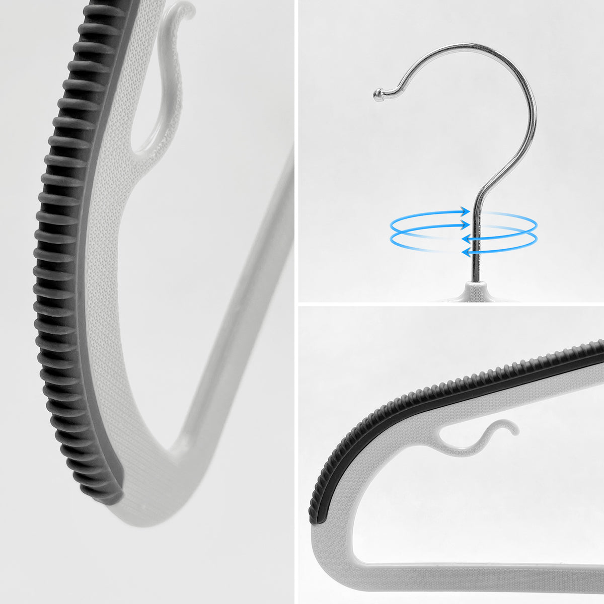 Non-Slip Clothes Hangers - 50 Pack