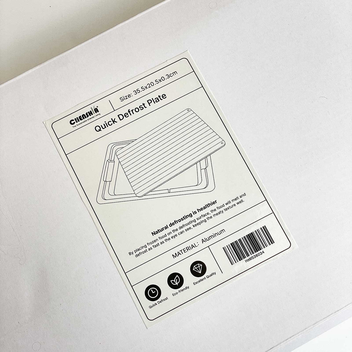 Aluminium Defrosting Tray with Drip Plate