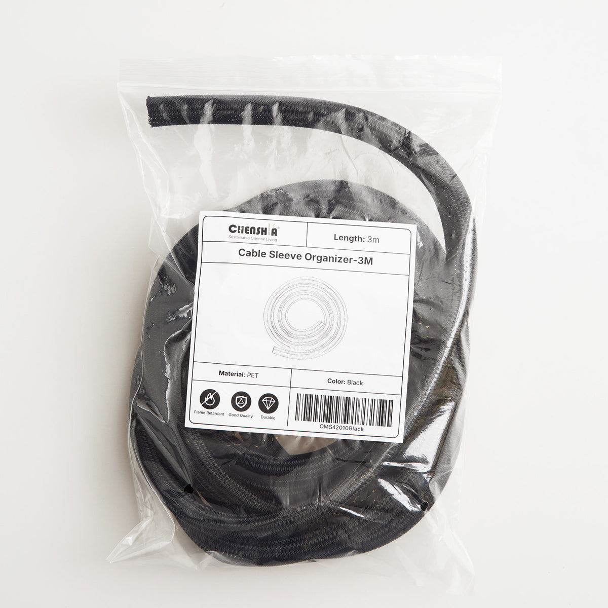 Self-Closing Split Cable Sleeve – 3 m