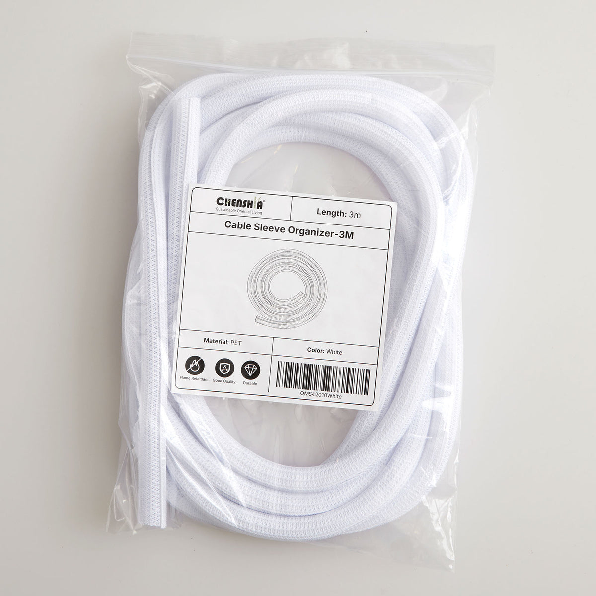 Self-Closing Split Cable Sleeve – 3 m