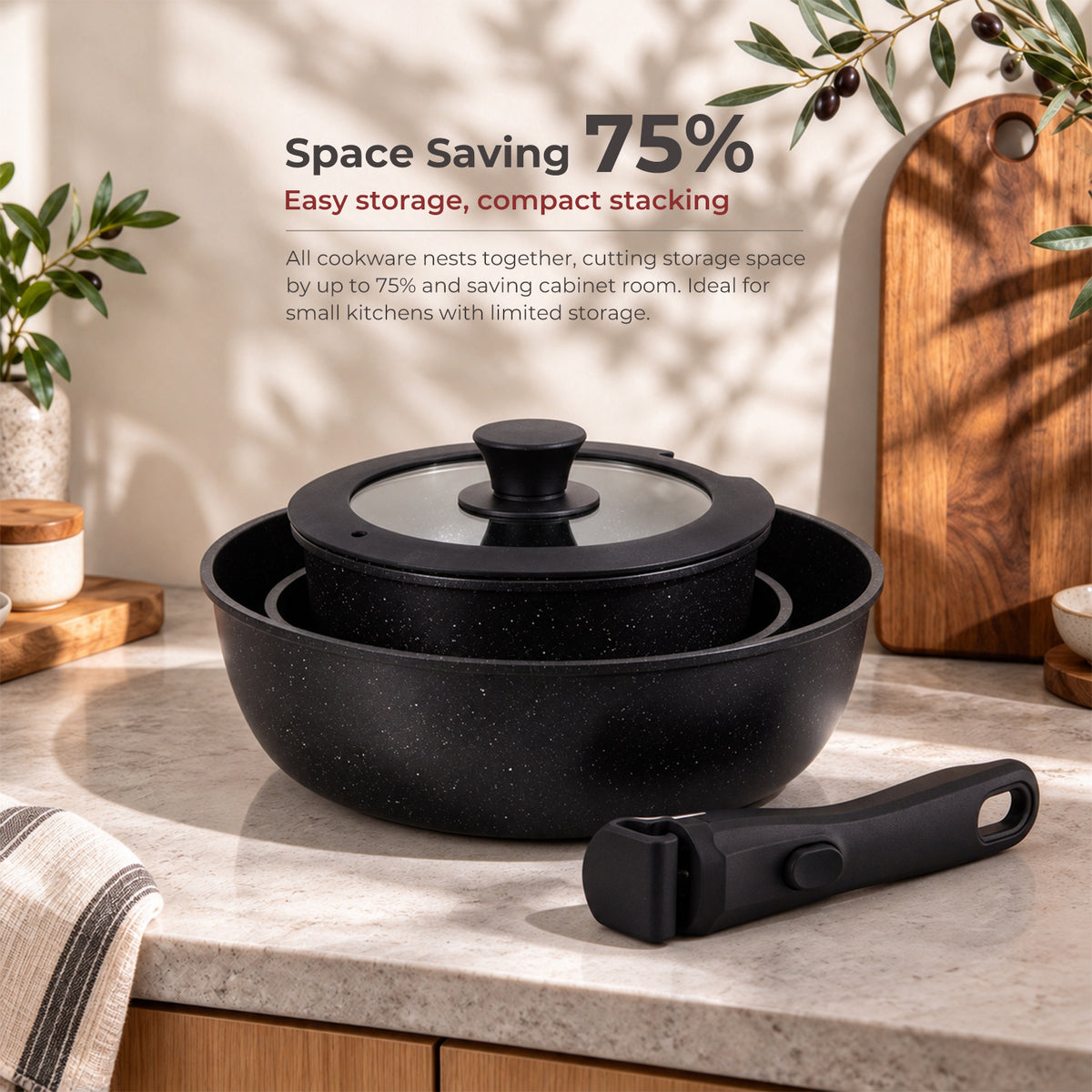 9-Piece Non-Stick Cookware Set