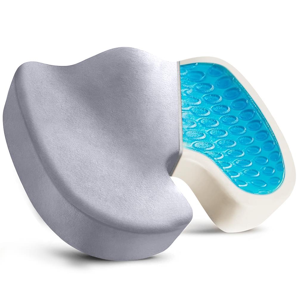 Ergonomic Gel Cushion Seat - Grey
