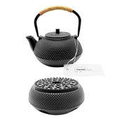 Cast Iron Teapot with Stainless Steel Infuser & Warmer Set | 600ml