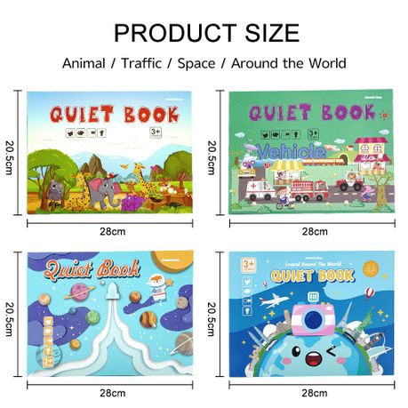 Toddler Learning Toy Book - ECD Sensory Matching Book