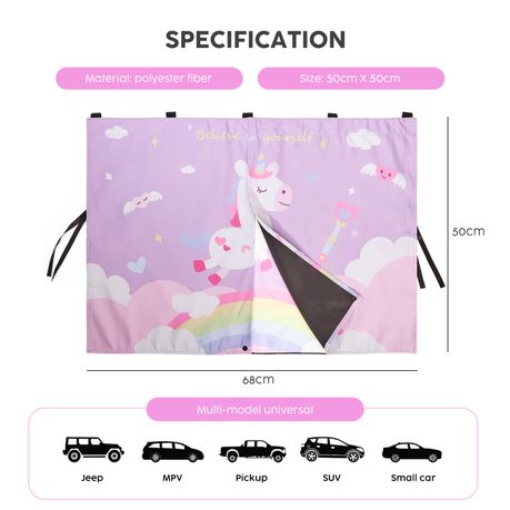 Magnetic Baby Car Sun Shade