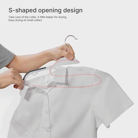 Non-Slip Clothes Hangers - 50 Pack
