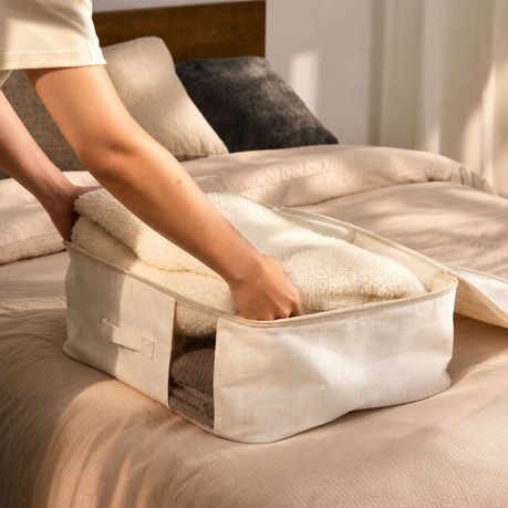 Foldable Cotton Linen Storage Bags
