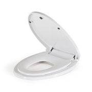 2-in-1 Toilet Seat with Built-In Toddler Seat - V Shape