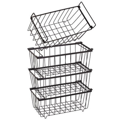 Freezer & Fridge Storage Baskets - 4-Pack