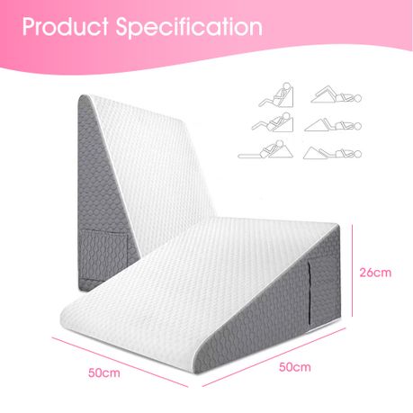 Memory Foam Bed Wedge Pillow